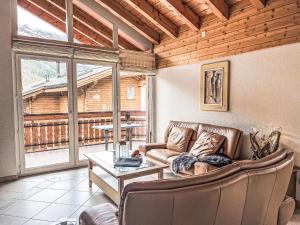 Khu vực ghế ngồi tại Apartment Residence Chateau A-3 by Interhome