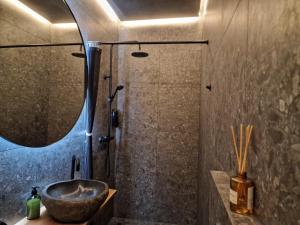 Phòng tắm tại Nordic Hostel