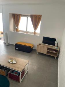 Posezení v ubytování Le flamboyant