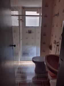 Koupelna v ubytování Apto 74 metros inteiro