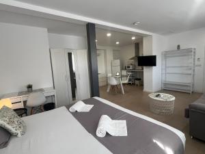 Kuchyň nebo kuchyňský kout v ubytování BET Apartments - Reig
