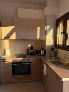 Kuchyň nebo kuchyňský kout v ubytování Villa KaliDari