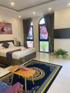 Postel nebo postele na pokoji v ubytování Hải Anh Homestay 1