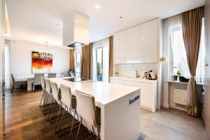 Nhà bếp/bếp nhỏ tại Deluxe Demonstrative Apartment