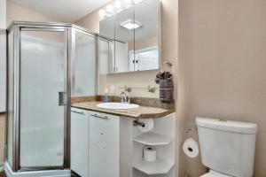 Koupelna v ubytování First level studio suite close to everything bike, ski, swim Zephyr Cove! + 28 fotografií