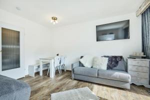 Posezení v ubytování Ferienwohnung Loferblick