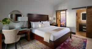 Кровать или кровати в номере Sandals Halcyon Beach All Inclusive - Couples Only