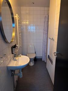 Koupelna v ubytování Hotell Repet