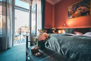 Posteľ alebo postele v izbe v ubytovaní Hotel Hastal Prague Old Town