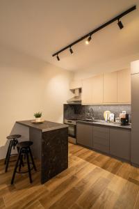 Kuchyň nebo kuchyňský kout v ubytování Homin Apartment Edessa + 8 fotografií