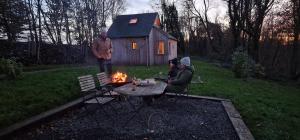Zahrada ubytování Les cabanes des Pierreux