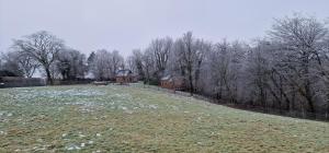 Les cabanes des Pierreux v zimě