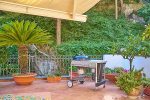 Giardino di Villa D'apuzzo nel cuore di Positano