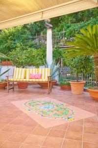Giardino di Villa D'apuzzo nel cuore di Positano