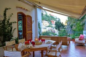 Balcone o terrazza di Villa D'apuzzo nel cuore di Positano