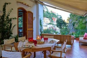 Balcone o terrazza di Villa D'apuzzo nel cuore di Positano
