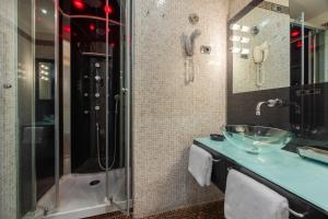 Kúpeľňa v ubytovaní Al Viminale Hill Inn & Hotel