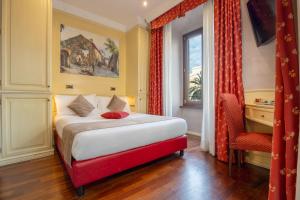 Posteľ alebo postele v izbe v ubytovaní Al Viminale Hill Inn & Hotel