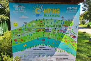 a map of the campus of melza rikushima at Camping Bela krajina - Pitches in Gradac