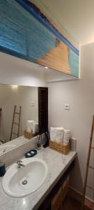 Posezení v ubytování Studio Voile au vent