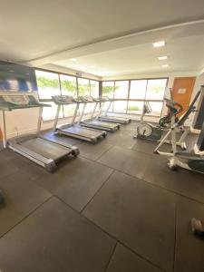 Fitnesscentret og/eller fitnessfaciliteterne på Paraiso do Atlântico#Resort #Cabedelo#Vista#mar