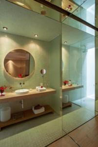 Koupelna v ubytování Hotel Bo