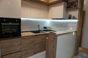 Köök või kööginurk majutusasutuses Apartman Dunja i Petar