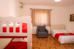 Postel nebo postele na pokoji v ubytování Hotel Blu Mare