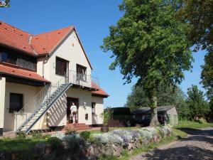 Das Gebäude in dem sich die Ferienwohnung befindet