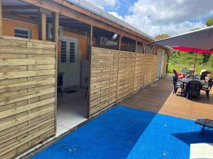 Patio nebo venkovní prostory v ubytování Le Pavillon Ananas