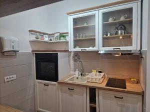 Η κουζίνα ή μικρή κουζίνα στο Apartman Park