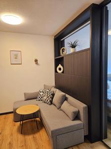 Prostor za sedenje u objektu Apartment Wohnung Mönichkirchen