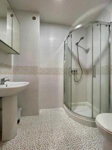 Koupelna v ubytování Apartmento Mar O Pindo