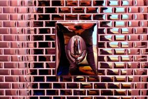 a pink brick wall with a picture of a spoon at Rouen centre - Welcome to Romain in Rouen