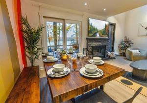 Istumisnurk majutusasutuses Scandi Lakefront Condo Near Big Boulder Ski!