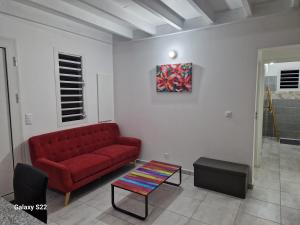 Posezení v ubytování Villa COEUR KERA