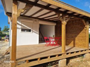Balkón nebo terasa v ubytování Villa COEUR KERA