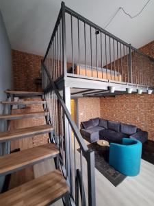Ruang duduk di Apartman Duga