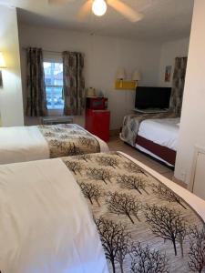 Postel nebo postele na pokoji v ubytování Sunshine Motel