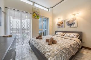 Postel nebo postele na pokoji v ubytování Seafront apartment in Ta'Xbiex