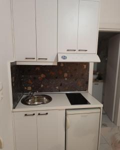 Η κουζίνα ή μικρή κουζίνα στο MarLef studio Heraklion city