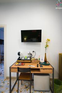 TV a/nebo společenská místnost v ubytování Siculea Home