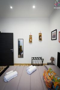 Postel nebo postele na pokoji v ubytování Siculea Home