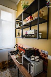 Kuchyň nebo kuchyňský kout v ubytování Siculea Home