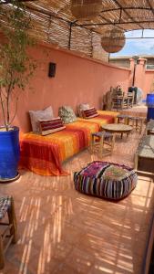 Posezení v ubytování RIAD DES DEUX MERS