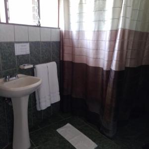 Koupelna v ubytování Hotel Maribu Caribe