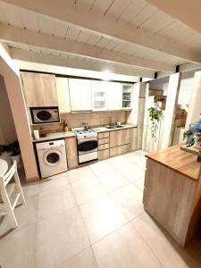 Kuchyň nebo kuchyňský kout v ubytování Carpediemch