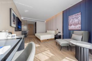Istumisnurk majutusasutuses Atour Hotel Wefang High Tech Zone Management Committee East Jiankang Street