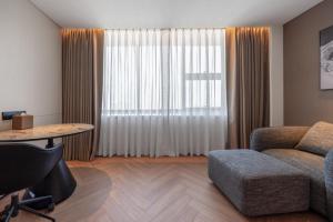 广州荔湾城际酒店 LntercityHotel Guangzhou Liwan的休息区