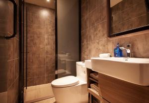 Vannituba majutusasutuses Hanting Hotel Shanghai Lujiazui Pudong South Road